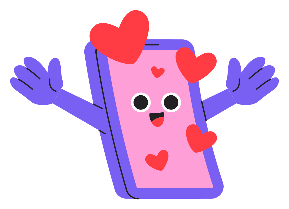 Happy Love Character