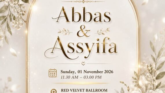 The Wedding of Abbas & Assyifa
